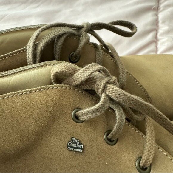 Finn Comfort Tan Nubuck Desert Boots Women’s 9 Granola Girl CabinCore Style - Picture 6 of 13